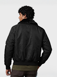 Alpha Industries, B-15 Intermediate Flight Jacket all black, Undefined Color, Image 2 of 8