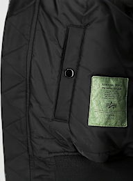 Alpha Industries, B-15 Intermediate Flight Jacket all black, Undefined Color, Image 4 of 8