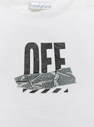 Off-White, Off Active Duct Tape Long Sleeve Tee, white, Image 3 of 6