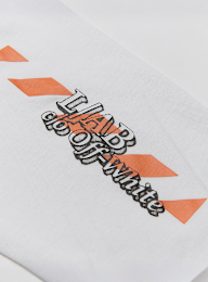 Off-White, Off Active Duct Tape Long Sleeve Tee, white, Image 4 of 6