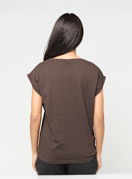 Urban Classics, Ladies Extended Shoulder Tee, brown, Image 2 of 3