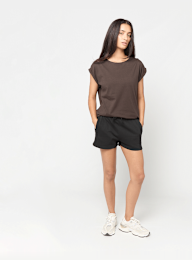 Urban Classics, Ladies Extended Shoulder Tee, brown, Image 3 of 3