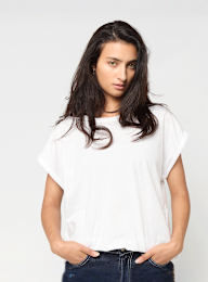 Urban Classics, Ladies Extended Shoulder Tee, white, Image 1 of 3