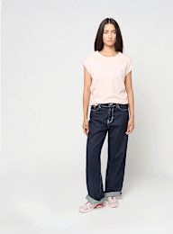 Urban Classics, Ladies Extended Shoulder Tee, light pink, Image 3 of 3