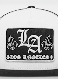 Mister Tee, MT4192 LA Royalty Classic Trucker Cap, white, Image 4 of 4