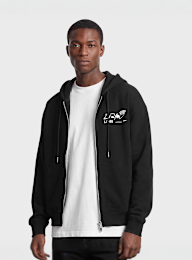 Off-White, Graffit Full Zip Hoodie, black, Image 2 of 6