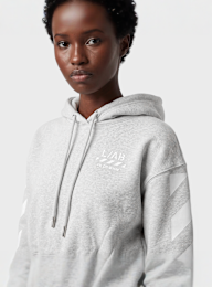 Off-White, Crop Hoodie, grey, Image 3 of 5