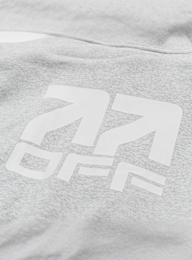 Off-White, Crop Hoodie, grey, Image 4 of 5