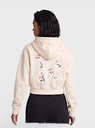 Off-White, Crop Hoodie, beige, Image 1 of 6