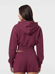 Off-White, crop boxy jacket burgundy, Undefined Color, Image 2 of 5