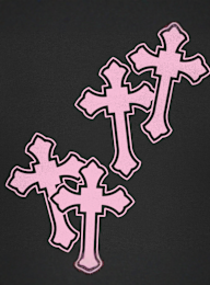 Mister Tee, Six Crosses II Oversize Tee, black, Image 3 of 4