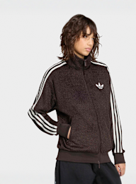 adidas Originals, Mohair Firebird Loose Track Top, brown, Image 1 of 5