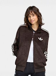 adidas Originals, Mohair Firebird Loose Track Top, brown, Image 3 of 5
