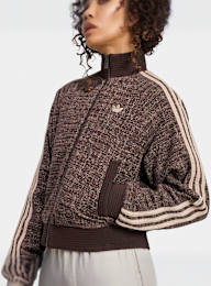 adidas Originals, Boucle Vintage Tracktop, brown, Image 4 of 5