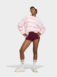 adidas Originals, Knit Essentials Striped Sweatshirt, Pink, Image 5 of 5