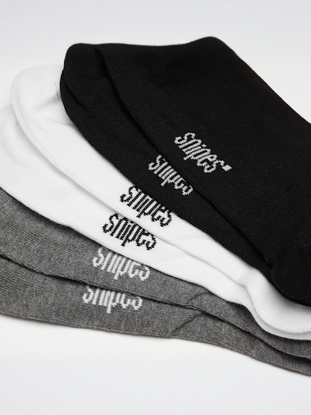 SNIPES, 3 PACK - No Show Socks, multi-colour, Image 2 of 2