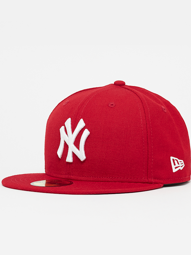 New Era, Fitted-Cap 59Fifty Basic MLB New York Yankees, red, Image 1 of 5