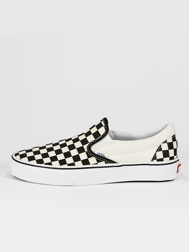 Vans, Classic Slip On (Checkerboard), wit, Afbeelding 1 van 5