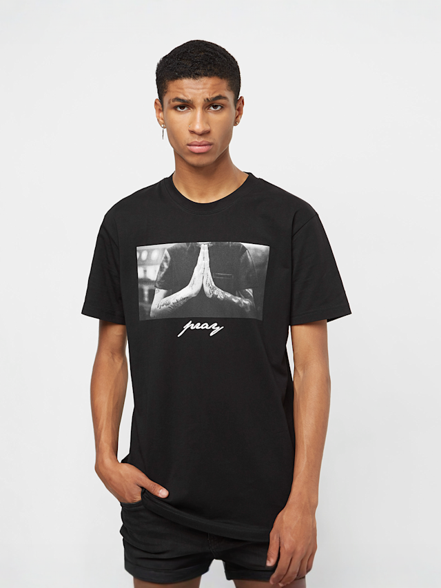 Mister Tee, T-Shirt Pray, czarny, Obraz 1 z 4