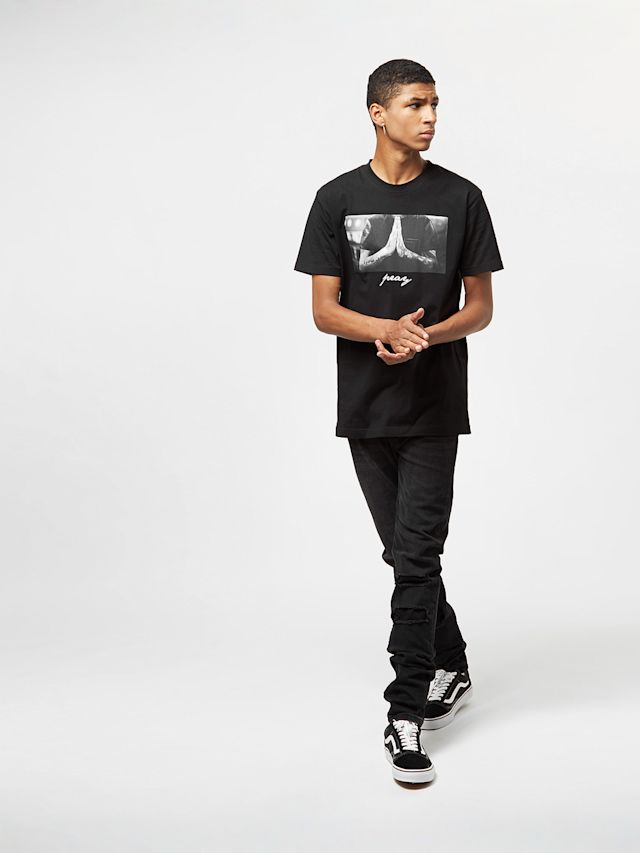Mister Tee, T-Shirt Pray, zwart, Afbeelding 4 van 4