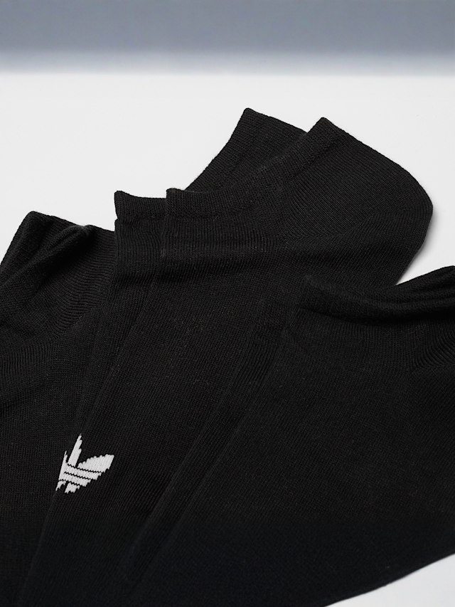 adidas Originals, adicolor Trefoil No Show Sokken, zwart, Afbeelding 2 van 3