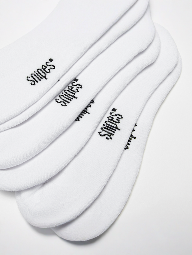 SNIPES, 3 PACK - LoCut Socks, wit, Afbeelding 2 van 2