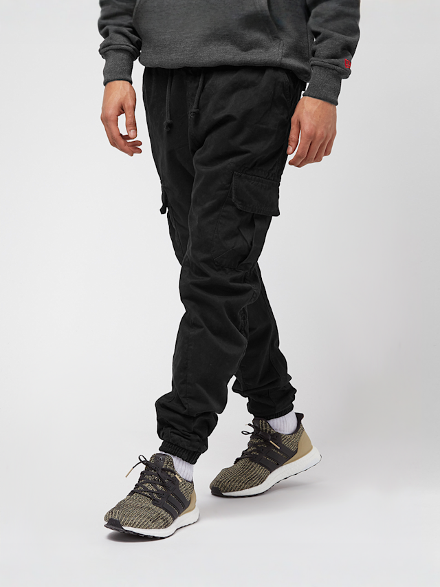Urban Classics, Cargo-Hose Jogging, zwart, Afbeelding 1 van 5