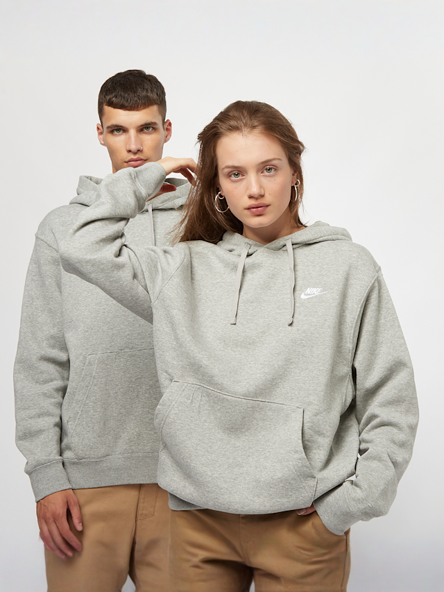 Nike, Sportswear Club Fleece Hoodie, grijs, Afbeelding 1 van 4