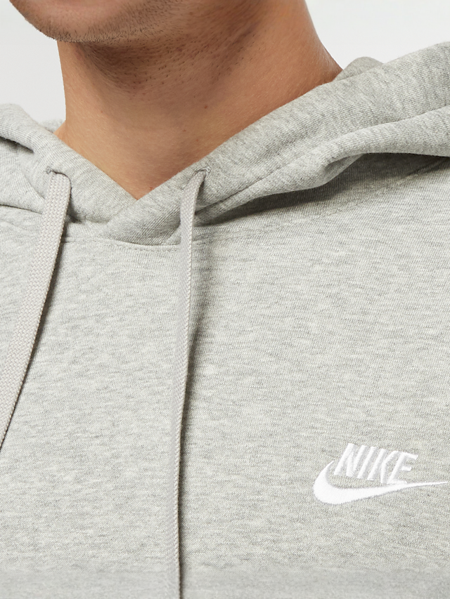 Nike, Sportswear Club Fleece Hoodie, grijs, Afbeelding 3 van 4