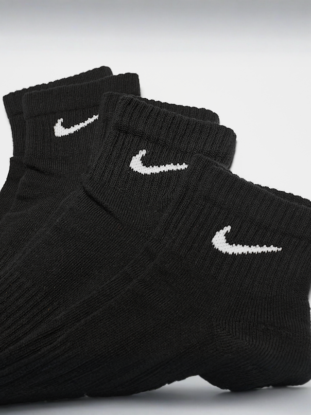 Nike, 3 PACK - Everyday Cushioned Training Ankle Socks, black, Image 2 of 2
