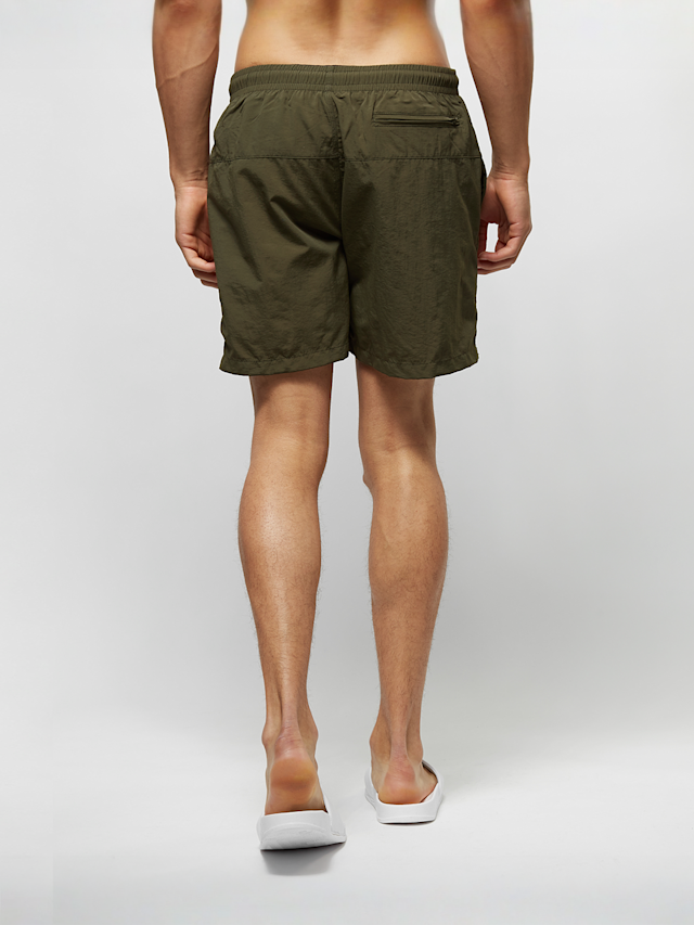 Urban Classics, Block Swim Shorts, green, Image 3 of 5