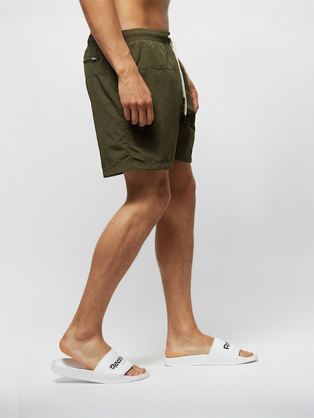 Urban Classics, Block Swim Shorts, green, Image 4 of 5