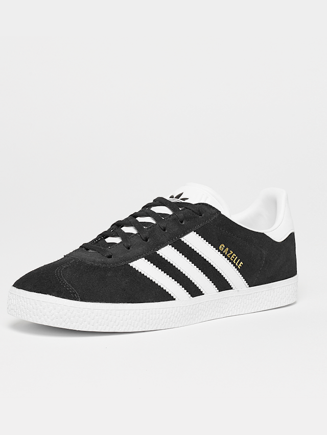 adidas Originals, Gazelle Kids Sneaker (GS), black, Image 2 of 5