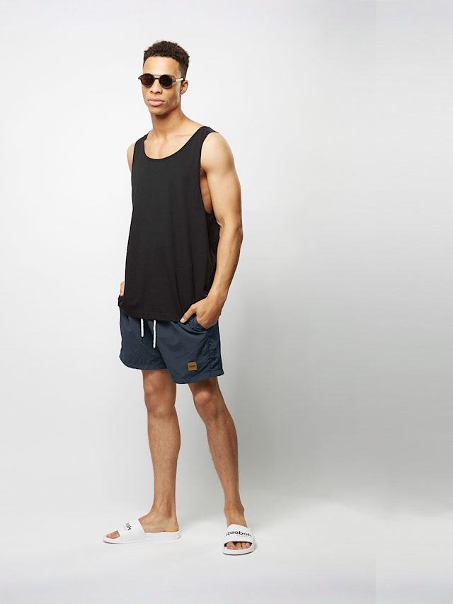 Urban Classics, Block Swim Shorts, blue, Image 5 of 5
