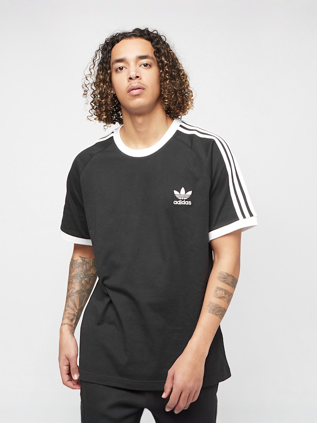 adidas Originals, adicolor 3-Stripes T-Shirt, black, Image 2 of 5