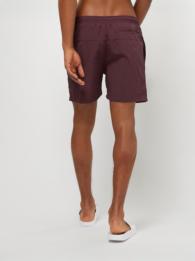 Urban Classics, Block Swim Shorts cherry, purple, Image 3 of 5