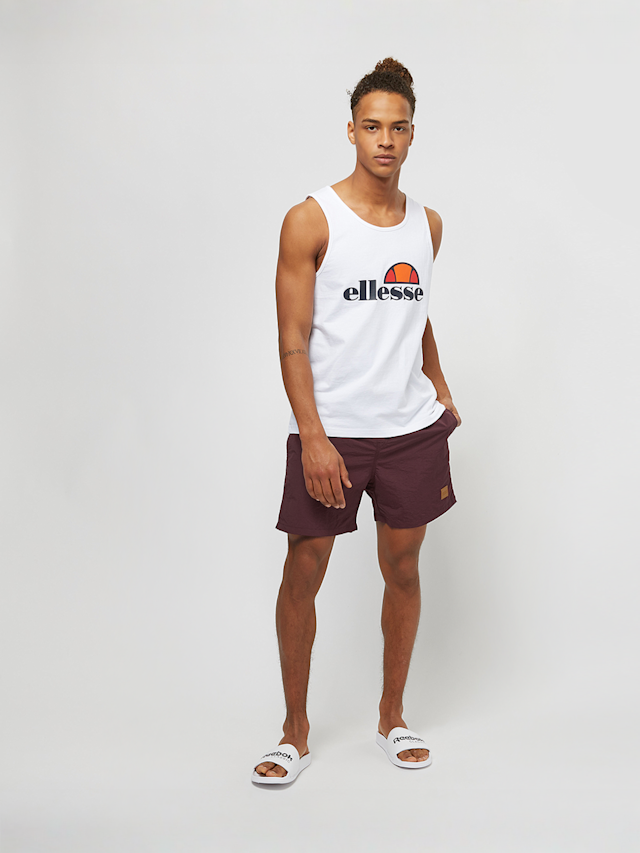 Urban Classics, Block Swim Shorts cherry, purple, Image 5 of 5