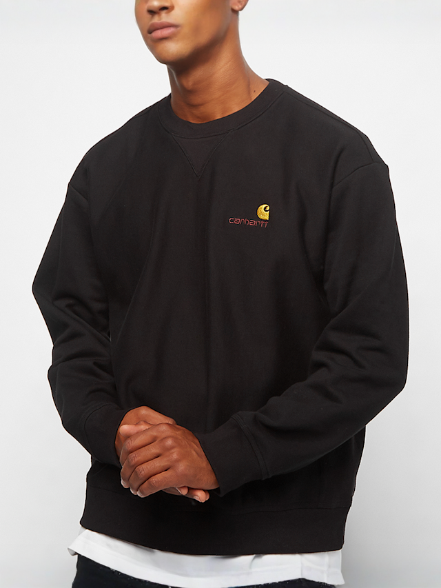 Carhartt WIP, American Script Sweatshirt, zwart, Afbeelding 5 van 5