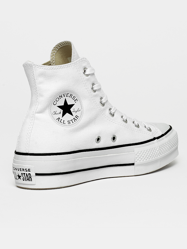 Converse, Chuck Taylor All Star Lift Hi, white, Image 3 of 5