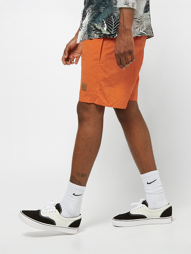 Urban Classics, Block Swim Shorts rust orange, orange, Image 2 of 6