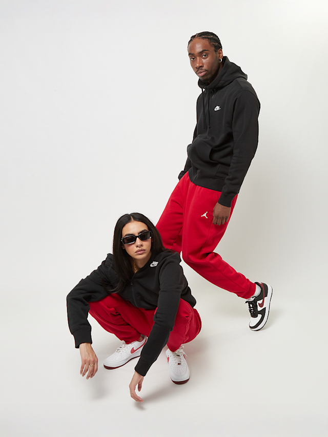 Nike, Club Hoodie Full Zip, black, Image 4 of 4