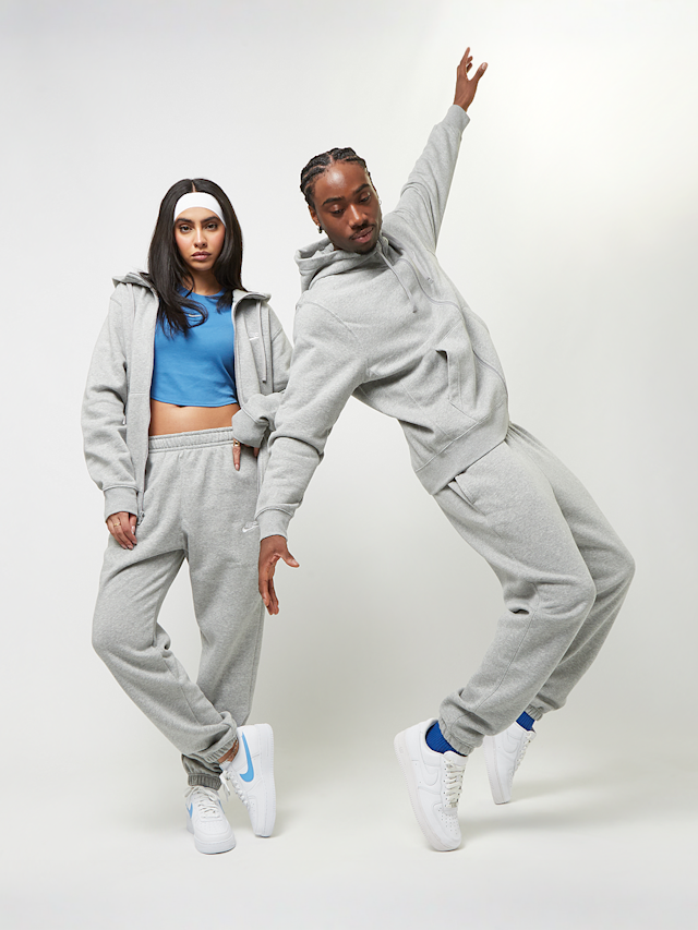 Nike, Club Hoodie Full Zip, grey, Image 4 of 4