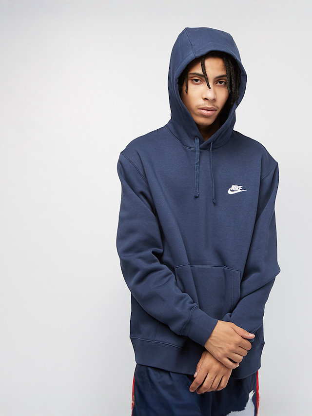 Nike, Sportswear Club Fleece Hoodie, blue, Image 1 of 5