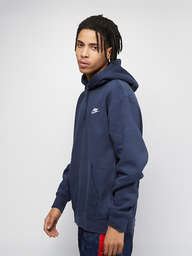 Nike, Sportswear Club Fleece Hoodie, blue, Image 2 of 5