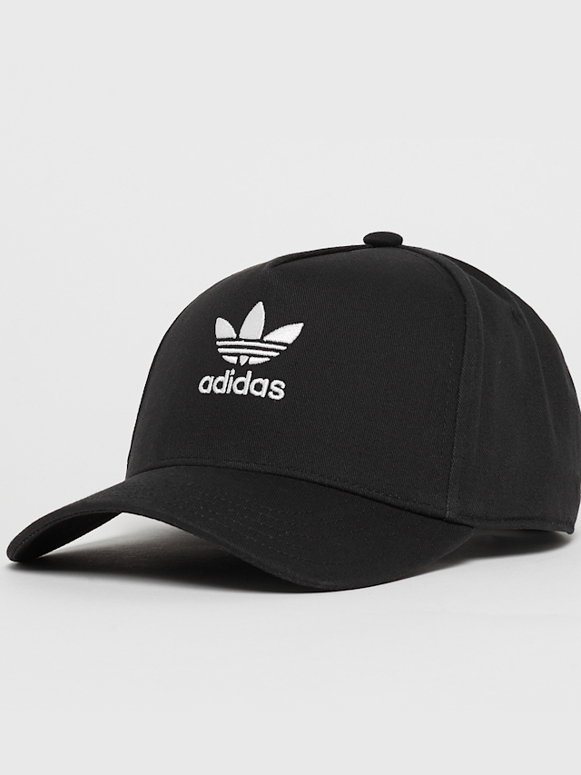 adidas Originals, adicolor curved Trucker Cap, zwart, Afbeelding 1 van 3