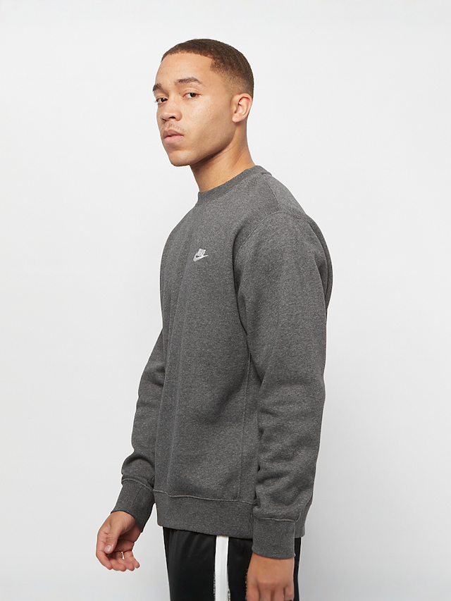 Nike, Sportswear Club Fleece Crew, grey, Image 3 of 4