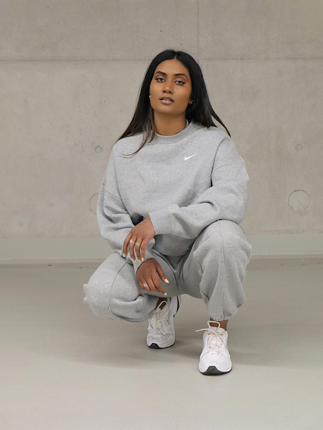 Nike, Sportswear Club Fleece Crew, grijs, Afbeelding 5 van 5