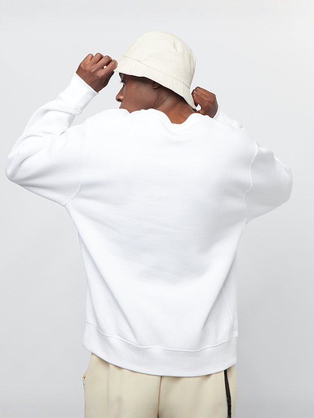 Nike, Sportswear Club Fleece Crew, white, Image 2 of 5