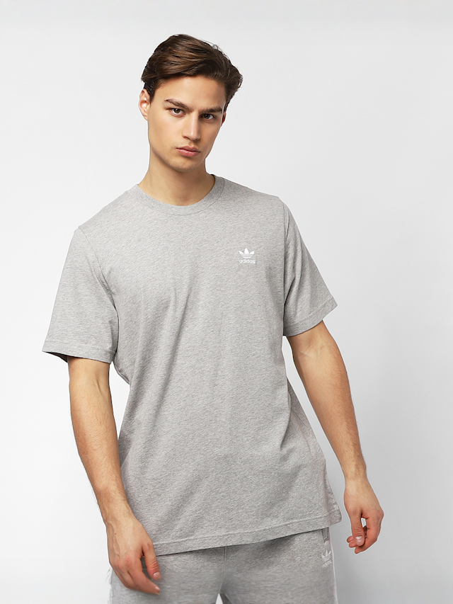 adidas Originals, ESSENTIAL TEE medium grey heather, grey, Image 1 of 5