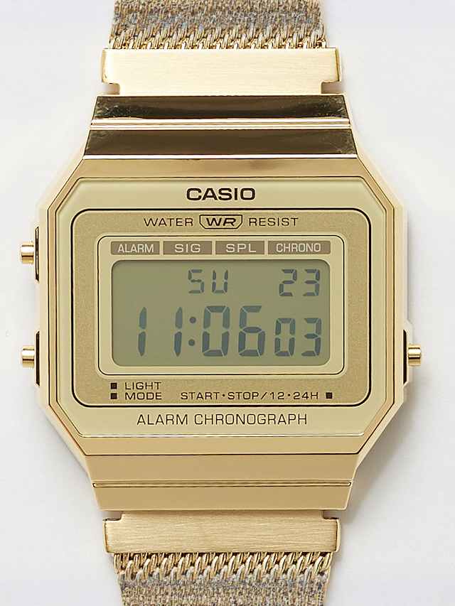CASIO, Collection Retro A700WEMG-9AEF, goud, Afbeelding 1 van 2